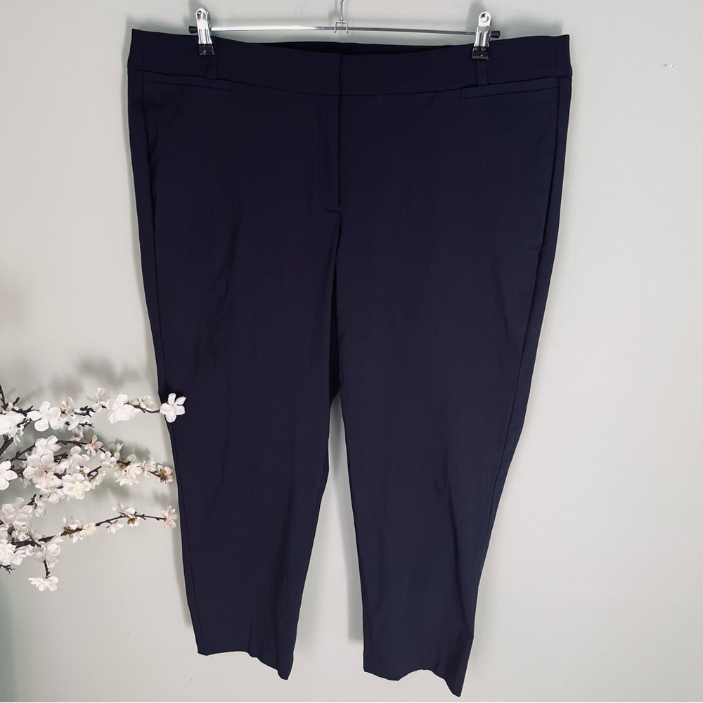 Lane Bryant Navy Allie Skinny Ankle Pant NWT Size 24 - Picture 2 of 5